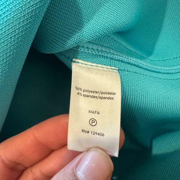 NWT Turquoise bandage dress. Bought 2 dress sizes but this one didn’t fit. - Picture 13 of 15